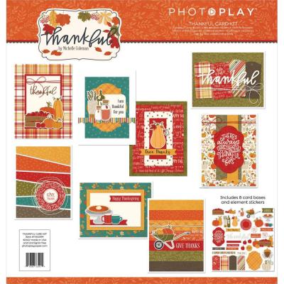 PhotoPlay Thankful Die Cut - Collection Card Kit